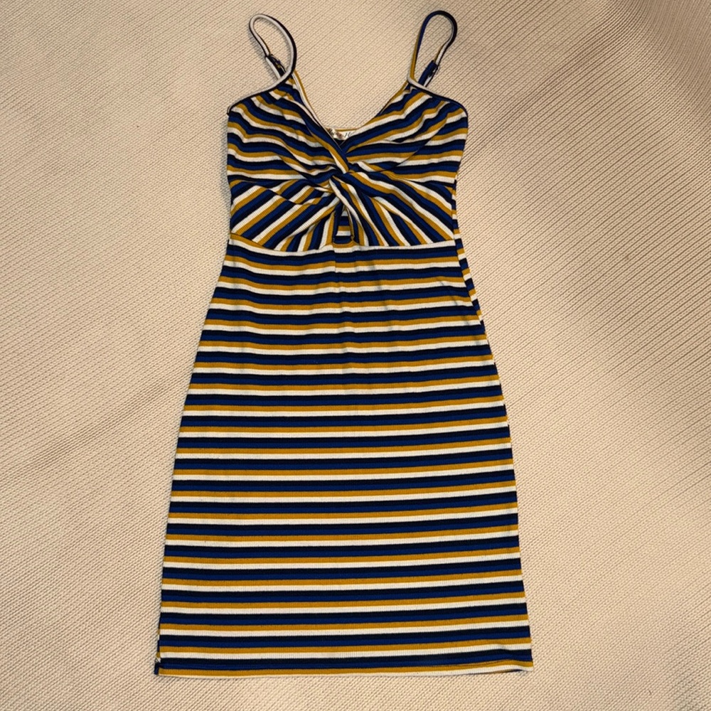 Heart & Hips Striped Cotton Sundress